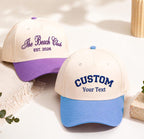 Custom Embroidered Trucker Hat, Happy Camper Hat, Dad hat,Matching Group Hats, Girls Trip Cap, Vacation Hat, Bachelorette Gift,Summer hat