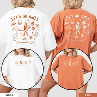 Comfort Colors Custom Coastal Bachelorette Shirt, Let's Go Girls, Western Bride and Bridesmaid Tee, Beach Cowgirl Bach, Bridal Party Gift