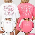 Comfort Colors Custom Coastal Bachelorette Shirt, Let's Go Girls, Western Bride and Bridesmaid Tee, Beach Cowgirl Bach, Bridal Party Gift