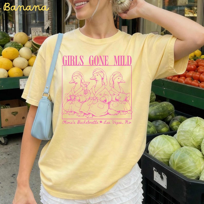 Custom Bachelorette Party Shirt, Girls Gone Mild Shirt, Goose Bachelorette Shirt, Bridesmaid Matching Shirts