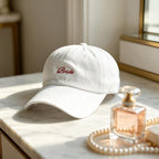 Personalized Cotton Bride Squad Baseball Cap, Custom Text Embroidered Bachelorette Party Hat, Camp Bachelorette Cap, Bridal Shower Gift