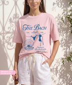 Custom Beach Bachelorette Trip Shirts | The Bach Club Tees for Coastal Party | Bride and Bridesmaid T-shirts for Bachelorette Cruise