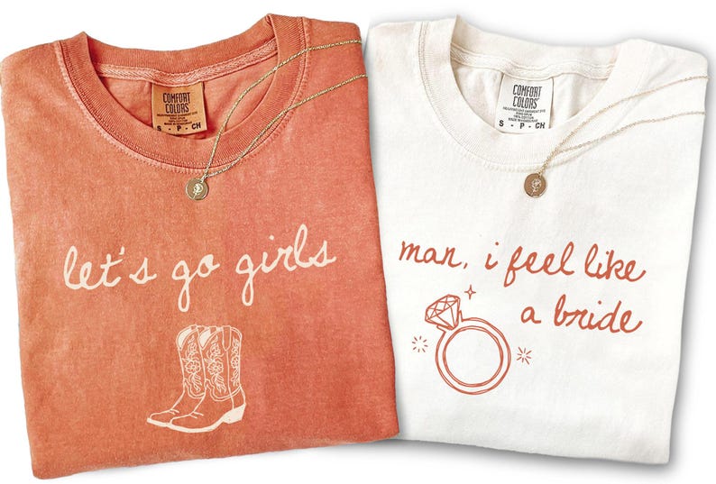 Western Nashville Bachelorette Comfort Colors® Shirts Last Rodeo Country Bachelorette Shirts Custom Let's Go Girls Bachelorette Party Shirts