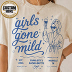 Custom Girls Gone Mild Bachelorette Shirt | Matching Team Bach Tee | Spa Party Weekend Group Tops | Girls Night Out