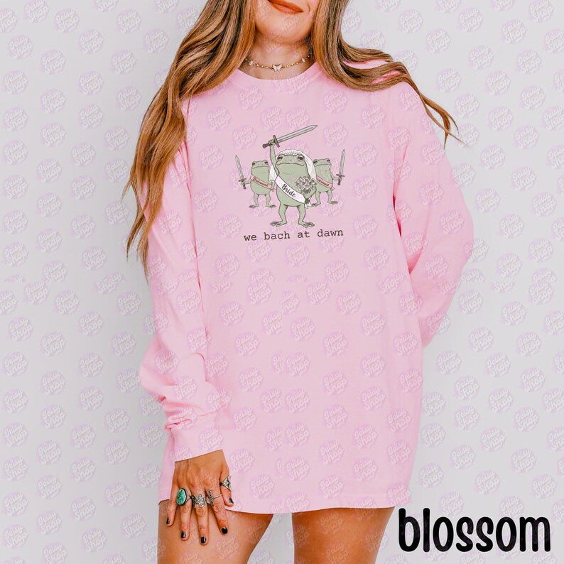 We Bach at Dawn Shirt, Funny Bachelorette Comfort Colors® Shirt, Bride Bach Party Shirt, Bridesmaid Gift