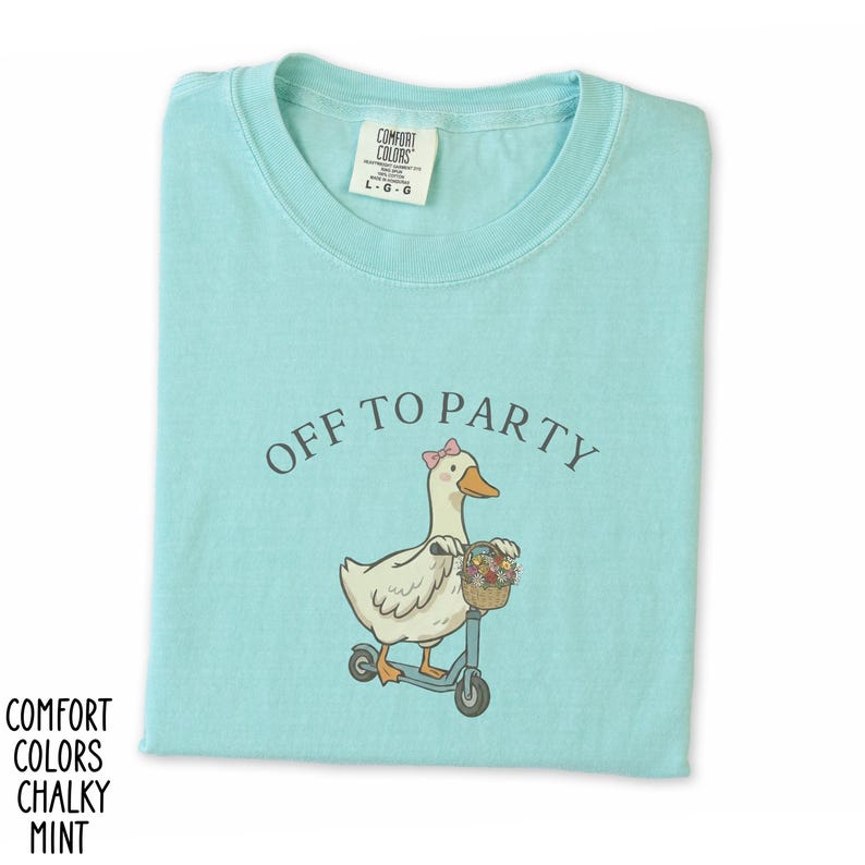 Funny Goose Bachelorette Shirt, Off to Party Bride Tee, Comfort Colors Bach Club, Bridal Party Girls Trip Shirt, Wedding Weekend