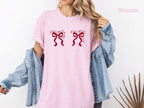 Coquette Bachelorette Shirt, Miami Bach Party Tee, Custom Bow Bride Squad Tshirt
