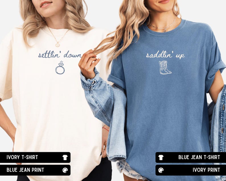 Saddlin' Up Bachelorette Comfort Colors Shirt, Custom Nashville Last Rodeo Bridal Party Tee