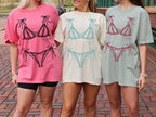 Comfort Colors® Custom Bachelorette Party Shirt, Bikini Shirt, Bridesmaid Shirt, Palm Springs Trip Shirt, Girls Weekend Beach Shirt