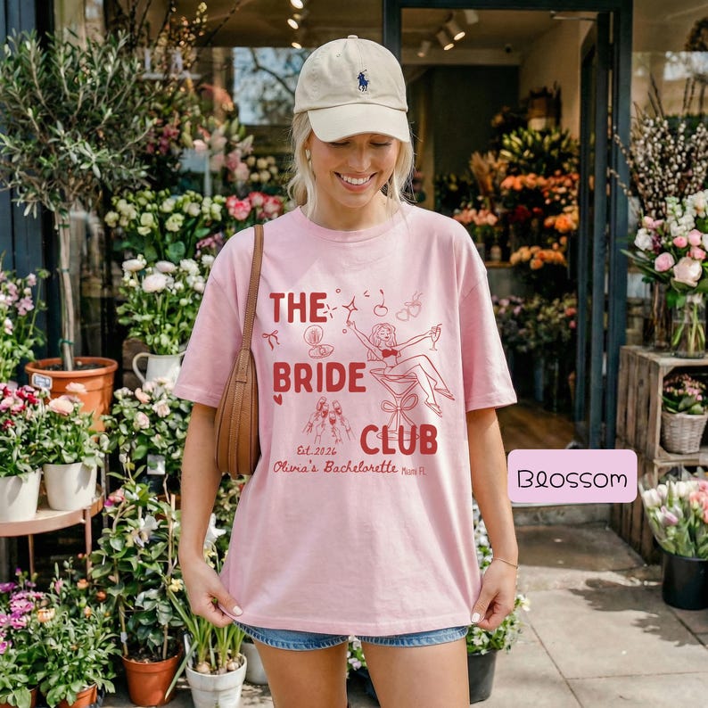 The Bach Club Custom Bachelorette Shirt,Retro Bridal Cocktail Party Tees,Trendy Disco Bride Crew Shirt,Modern Girls Night Out Merch