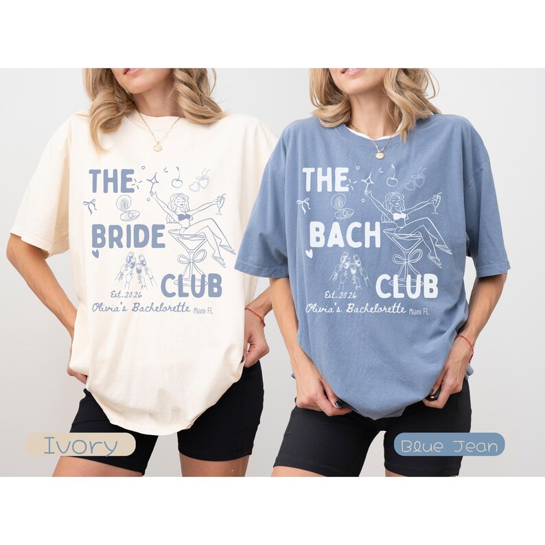 The Bach Club Custom Bachelorette Shirt,Retro Bridal Cocktail Party Tees,Trendy Disco Bride Crew Shirt,Modern Girls Night Out Merch