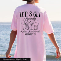 Comfort Colors® Nashville Bachelorette Shirts - Custom Last Rodeo Tshirt - Western Bridal Party - Cowgirl Bach - Country Bachelorette Party