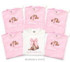 Bachelorette Shirt Bride’s Last Ride, Wild West Crew Tee, Comfort Colors® Western Cowgirl Boots Pink Bow Nashville Bachelorette Party tShirt