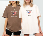 Custom All American Bride 4th of July Bachelorette Shirts, Red White I Do Tees, Matching Bride Tribe, Independence Day Weekend Bach Tee