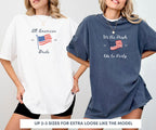 Custom All American Bride 4th of July Bachelorette Shirts, Red White I Do Tees, Matching Bride Tribe, Independence Day Weekend Bach Tee