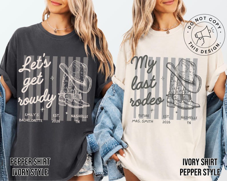 Last Rodeo Bachelorette Shirt, Personalized Location Western Bridal Party Shirt, Custom Western Bachelorette Shirt, Western Bride Shirt