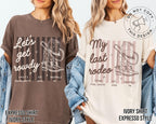 Last Rodeo Bachelorette Shirt, Personalized Location Western Bridal Party Shirt, Custom Western Bachelorette Shirt, Western Bride Shirt