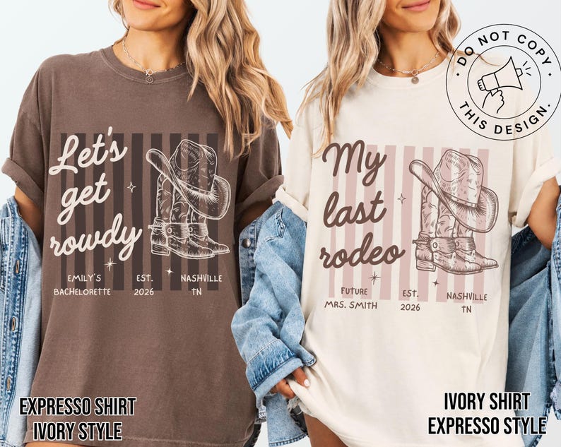 Last Rodeo Bachelorette Shirt, Personalized Location Western Bridal Party Shirt, Custom Western Bachelorette Shirt, Western Bride Shirt
