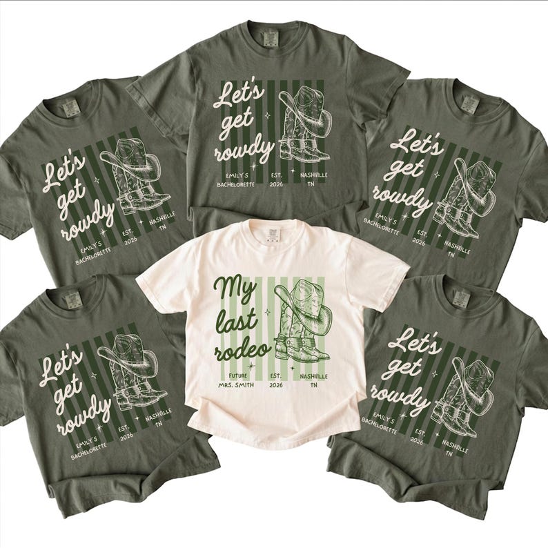 Last Rodeo Bachelorette Shirt, Personalized Location Western Bridal Party Shirt, Custom Western Bachelorette Shirt, Western Bride Shirt