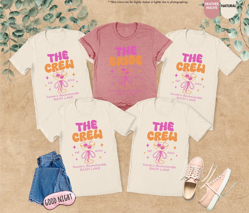 Custom Bachelor Shirt, Matching Bridesmaid Tee, Bride Party Crew Tee, Bachelor Girls Trip Shirt, Coquette Bow Bride Shirt, Bridal Party Tee