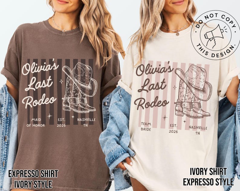 Comfort Colors® Custom Western Bachelorette Shirt,Western Bach Bridesmaid Gift,Last Rodeo Country Shirts,Bride Shirt