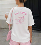 The Bride 2026 Cocktail Shirt, Custom Bachelorette Party Tee, Pink Drink Girls Weekend Trip, Destination Bach, Personalized Bridal Apparel