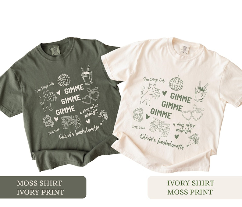 Disco Bachelorette Shirt Bachelorette Party Tee | Personalized Girls Trip Shirt | Bride Squad Outfit
