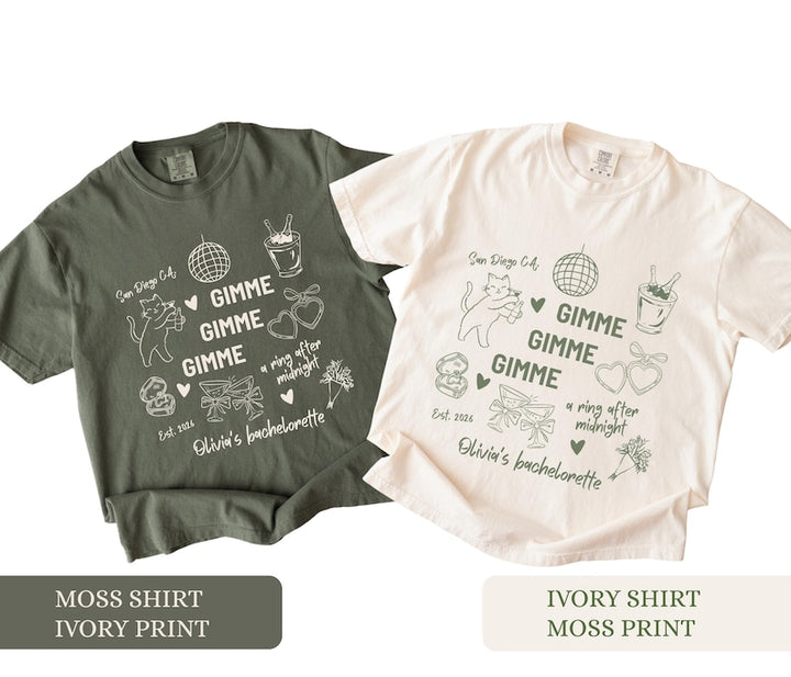 Disco Bachelorette Shirt Bachelorette Party Tee | Personalized Girls Trip Shirt | Bride Squad Outfit
