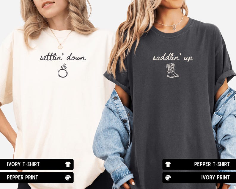 Saddlin' Up Bachelorette Comfort Colors Shirt, Custom Nashville Last Rodeo Bridal Party Tee