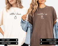 Saddlin' Up Bachelorette Comfort Colors Shirt, Custom Nashville Last Rodeo Bridal Party Tee