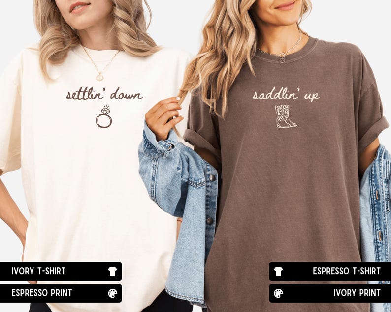 Saddlin' Up Bachelorette Comfort Colors Shirt, Custom Nashville Last Rodeo Bridal Party Tee