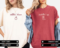 Saddlin' Up Bachelorette Comfort Colors Shirt, Custom Nashville Last Rodeo Bridal Party Tee