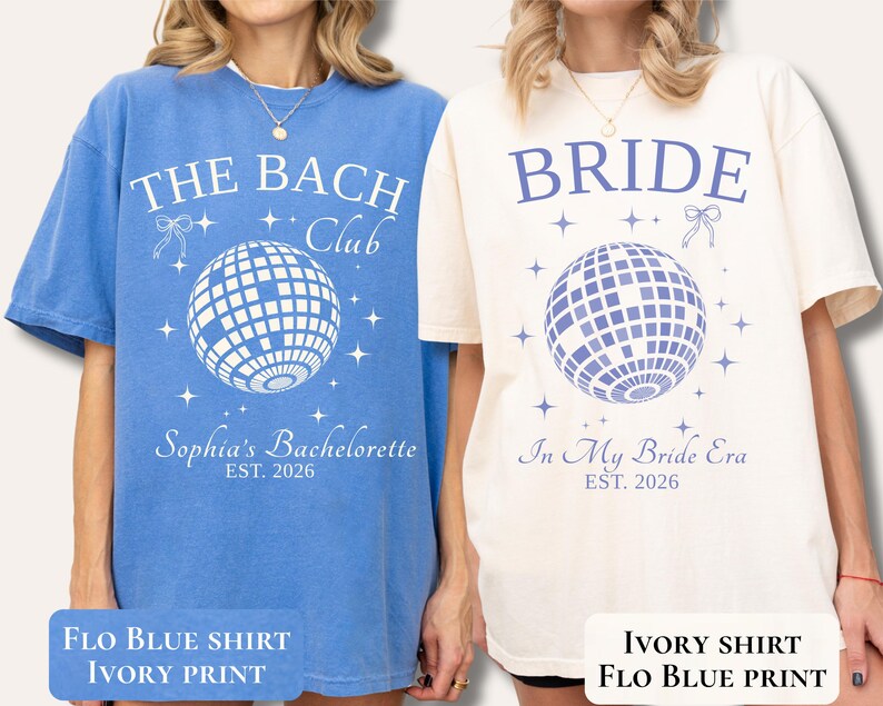 Epcot Bachelorette Party Shirt, The Bach Club Bride Girls Trip Matching Outfit Tee For Women Bach Weekend Shirts Disco Ball Tee Gift