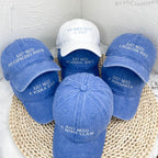 Custom Embroidered Wife of The Party Hats | Personalized Bachelorette Party Caps | Bridal Party Hats | Bridal Shower Gift | Bridesmaid Gifts