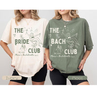 The Bach Club Custom Bachelorette Shirt,Retro Bridal Cocktail Party Tees,Trendy Disco Bride Crew Shirt,Modern Girls Night Out Merch