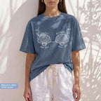 Custom Seashells Bachelorette Shirt: Beach Coastal Party, Comfort Colors