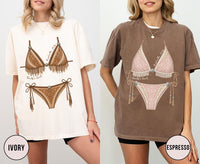 Custom Western Bachelorette Bikini Shirt, Cowgirl Bride Tee, Personalized Nashville Bach Shirts, Matching Country Bridal Squad, Last Rodeo