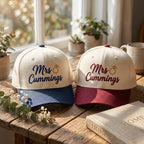 Embroidered Mrs. Hat, Future Mrs. Bridal Shower Gift, Custom Bride Baseball Cap