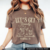 Comfort Colors® Nashville Bachelorette Shirts - Custom Last Rodeo Tshirt - Western Bridal Party - Cowgirl Bach - Country Bachelorette Party
