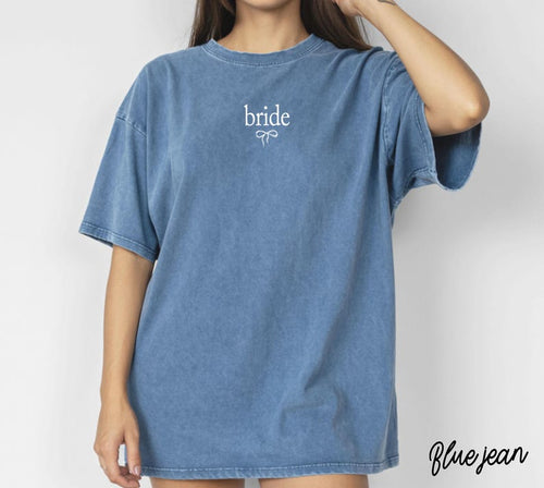 2026 Comfort Colors® Bride Shirt Coquette Bow, Bride-to-be Tee, Future Bride, Bachelorette Tee, Bridal Party, Future Mrs. Tee,Wedding Gift