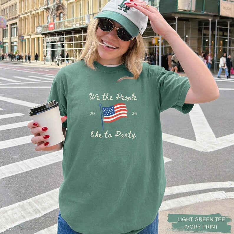 Custom All American Bride 4th of July Bachelorette Shirts, Red White I Do Tees, Matching Bride Tribe, Independence Day Weekend Bach Tee
