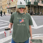 Custom All American Bride 4th of July Bachelorette Shirts, Red White I Do Tees, Matching Bride Tribe, Independence Day Weekend Bach Tee