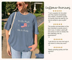 Custom All American Bride 4th of July Bachelorette Shirts, Red White I Do Tees, Matching Bride Tribe, Independence Day Weekend Bach Tee