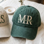 Embroidered Custom Mr. and Mrs. Trucker Hat, Personalized Honeymoon Couple Baseball Cap