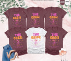 Custom Bachelor Shirt, Matching Bridesmaid Tee, Bride Party Crew Tee, Bachelor Girls Trip Shirt, Coquette Bow Bride Shirt, Bridal Party Tee