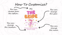 Custom Bachelor Shirt, Matching Bridesmaid Tee, Bride Party Crew Tee, Bachelor Girls Trip Shirt, Coquette Bow Bride Shirt, Bridal Party Tee