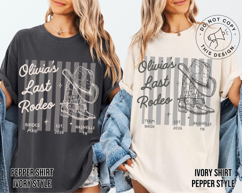 Comfort Colors® Custom Western Bachelorette Shirt,Western Bach Bridesmaid Gift,Last Rodeo Country Shirts,Bride Shirt