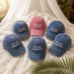 Embroidered Bachelorette Party Drink Hats, Bride Squad Caps, Wedding Weekend Gift for Bride Tribe
