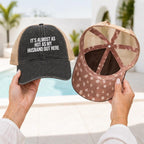 It's Almost As Hot As My Husband Out Here Hat | Funny Wife Hat | Bachelorette Hat | Beach Hat | Honeymoon Hat | Funny Baseball Cap
