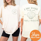 Last Toast on the Coast, Custom Beach Bachelorette Party Shirts, Custom Location Bachelorette Shirts, Personalized Luxury Bachelorette Shirt